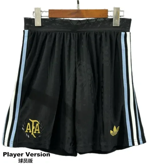 2025-26  Argentina black Player Version Shorts Pants