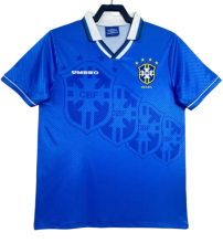 1996 Retro Brazil Away soccer Jersey