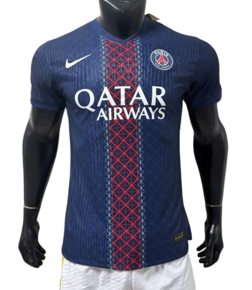 2025-26Mens PSG Home Player Version Soccer Jersey