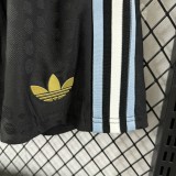 2025-26  Argentina black Player Version Shorts Pants