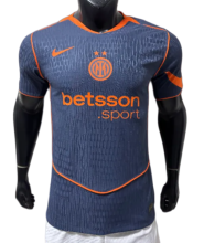 2025-26 Mens Inter Milan third away Player version soccer Jersey