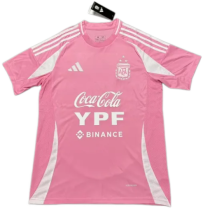 Mens Argentina  pink Soccer Jersey  2025-26