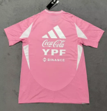 Mens Argentina  pink Soccer Jersey  2025-26