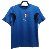 2006 Italy Home Blue Retro Soccer Jersey