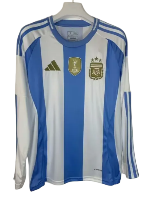 2024-25  Argentina home Long sleeve soccer Jersey