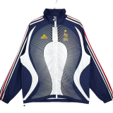 2006-2007 France Royal blue Retro Windbreaker