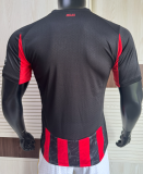 2025-26 Mens  AC Milan  Player  version red  home soccer Jersey