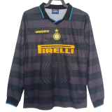 1997-1998  Inter Milan  Third Away Long Sleeve Retro Soccer Jersey