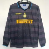 1997-1998  Inter Milan  Third Away Long Sleeve Retro Soccer Jersey