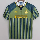 1995-1996   Inter Milan  Away Green Retro Soccer Jersey