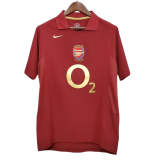 2005/2006 Mens  Arsenal Retro Home soccer Jersey