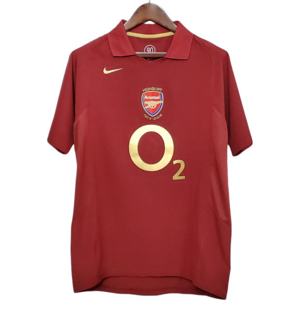 2005/2006 Mens  Arsenal Retro Home soccer Jersey