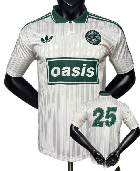 2025-26 Mens Oasis white  Player version #25 soccer jersey