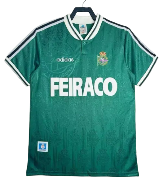 Mens retro Deportivo La Coruna away Jersey 1999-2000