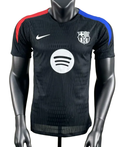 2025-26 Mens Barcelona black Player version soccer Jersey