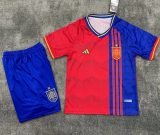 2025-26 kids Spain red soccer jersey