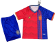 2025-26 kids Spain red soccer jersey