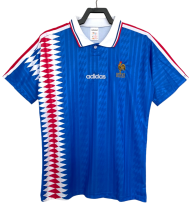 1994-1995 Mens France Home Retro Soccer Jersey