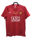 2007-2008 Mens Retro Manchester United Home soccer Jersey