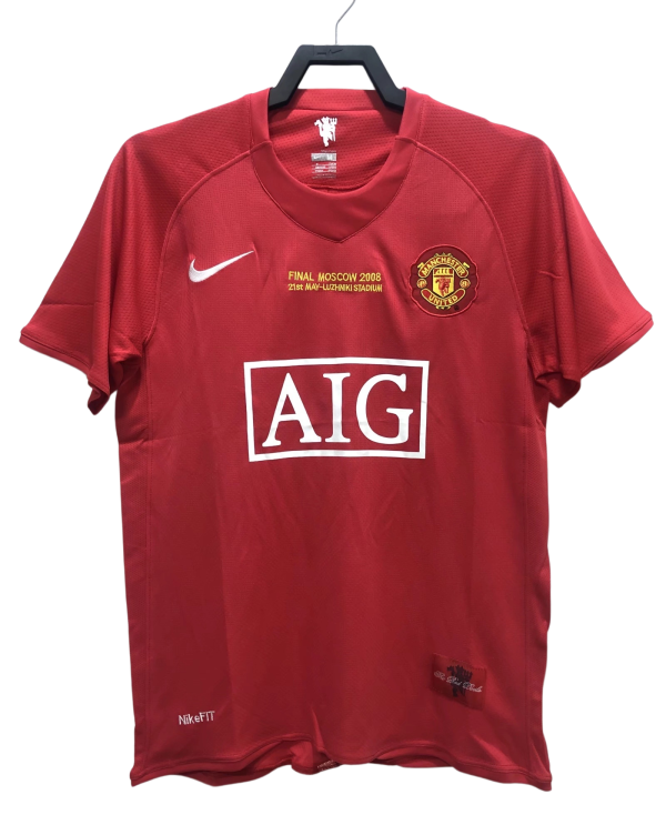 2007-2008 Mens Retro Manchester United Home soccer Jersey