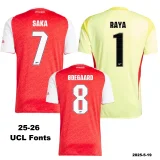 2026-27  Arsenal  Home Long Sleeve Soccer Jersey