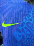 2025-26Mens Brazil  away blue  Player version soccer jersey
