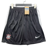 2025-26 Mens Corinthians home black  Shorts Pants