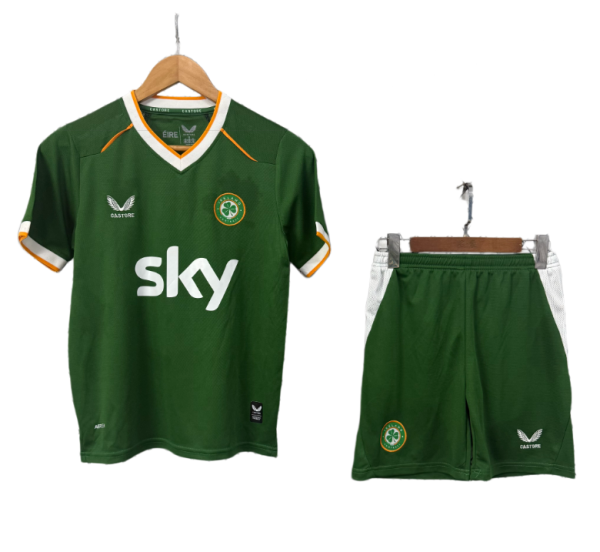 2026-27 Kids Ireland home  Soccer Jersey