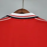 1998-99 Manchester United Retro Long Sleeve Home Jersey