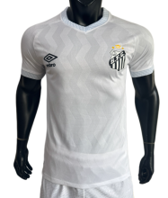 2025-26 Mens Santos FC white Home Player Edition Soccer Jersey
