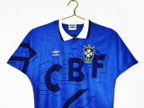 1992 Mens Brazil Retro Away Jersey