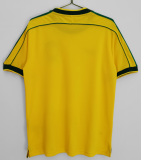 1998 Brazil Retro Home soccer Jersey