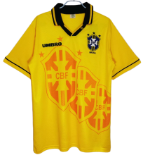 1994 Brazil Retro Home soccer Jersey