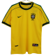 1998 Brazil Retro Home soccer Jersey