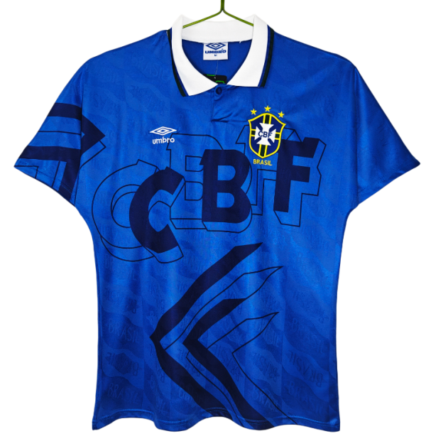1992 Mens Brazil Retro Away Jersey