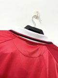 1999-2000 Manchester United Retro Home  Long Sleeve Jersey