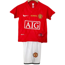 2007-08 Kids Manchester United home  soccer jersey
