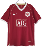 2006-2007  Manchester United Home Retro Soccer Jersey
