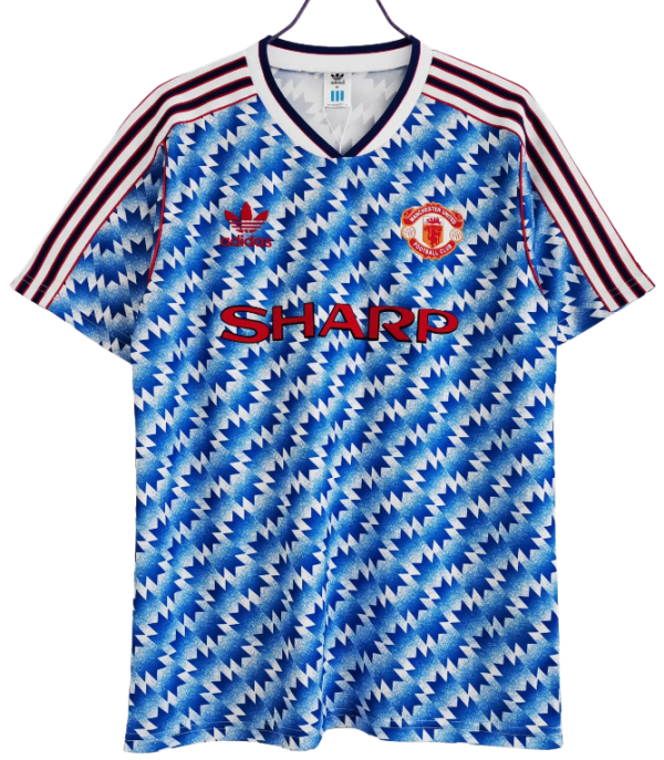 1990-1992  Manchester United Away Retro Soccer Jersey