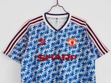 1990-1992  Manchester United Away Retro Soccer Jersey