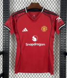2025-26 Women  Manchester United red home Soccer Jersey