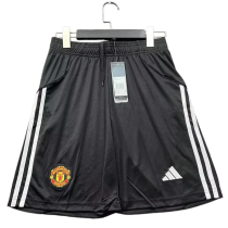 2025-26  Mens Manchester United  home black Shorts Pants