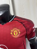 2025-26 Mens Manchester United home red Player version Soccer Jersey