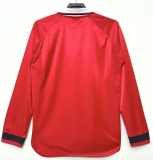 1999-2000 Manchester United Retro Home  Long Sleeve Jersey