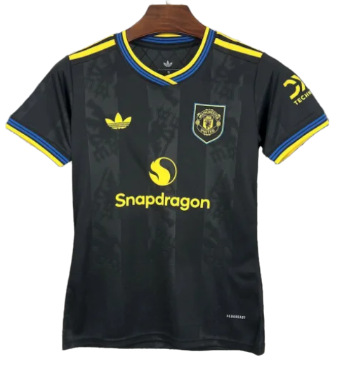 2025-26  Women Manchester United  black Third away  Authentic Jersey