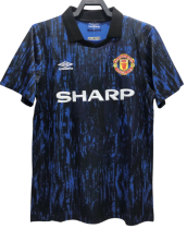 1993 Manchester United away Retro soccer jersey