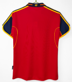 2000 Spain Home Retro Soccer Jersey