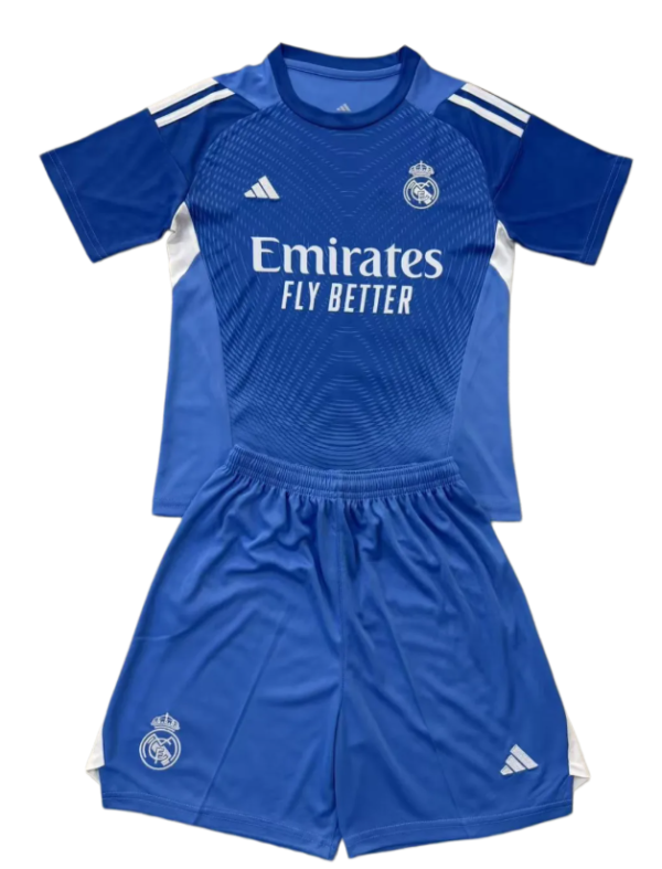 Kids Jerseys  soccer  Real Madrid blue goalkeeper 2526