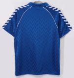 Mens Real Madrid away Retro soccer Jersey 1986-87