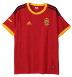 2002 Spain Home Retro Soccer Jersey